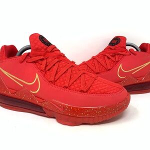 CD5009 600 Nike LeBron 17 Low Titan Agimat Varsity Red Gold US 8.5 Men’s